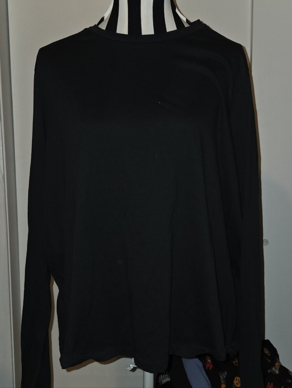 SKIMS Classic Black Long-Sleeve Women's Top 3XL XXXL